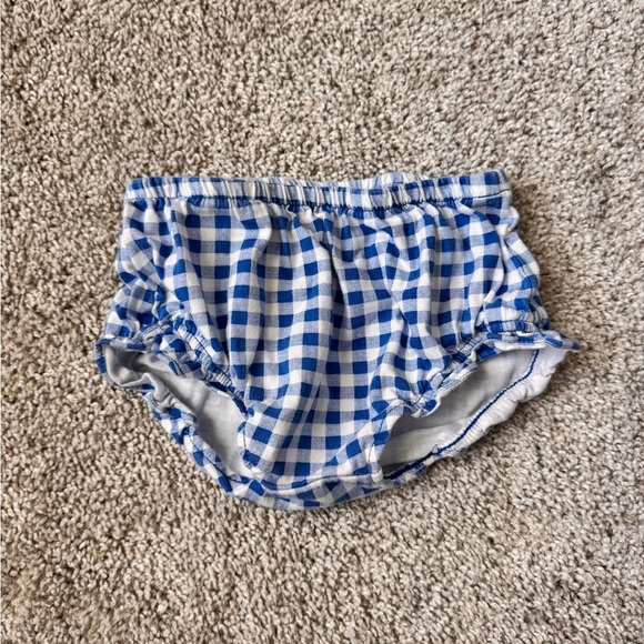 Carter’s Baby Girl Blue Gingham Dress & Bloomer Set baby outfit- Size 18 Months - Picture 7 of 8